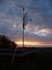 October 2007 - Sunset over the 23cm and 13cm antennas